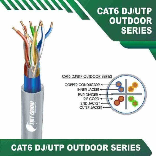 cat6 cable 305 meter 23 awg 4 twisted pair UTP Solid 305m