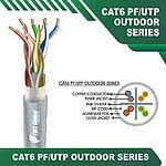 4 pair cat 6 cable f/utp 23 AWG 4 Twisted Pair 305M