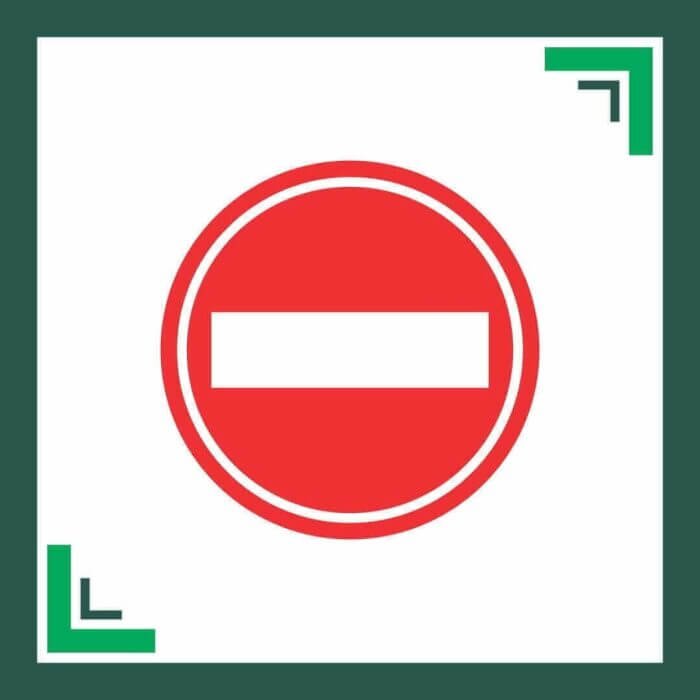 Gate Barrier No entry Sign Board - Image 3