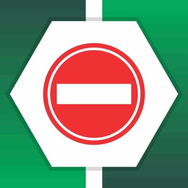 Gate Barrier No entry Sign Board - Image 4