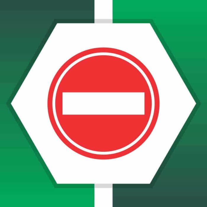 Gate Barrier No entry Sign Board - Image 4