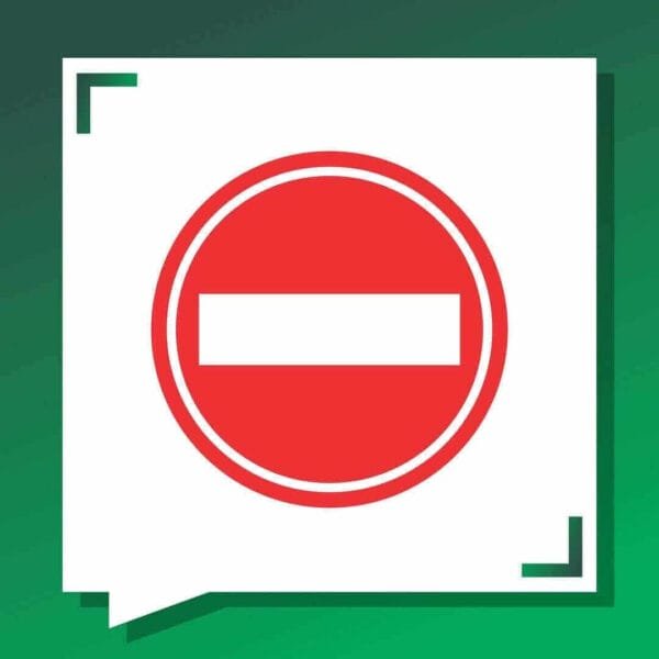 Gate Barrier No entry Sign Board - Image 5