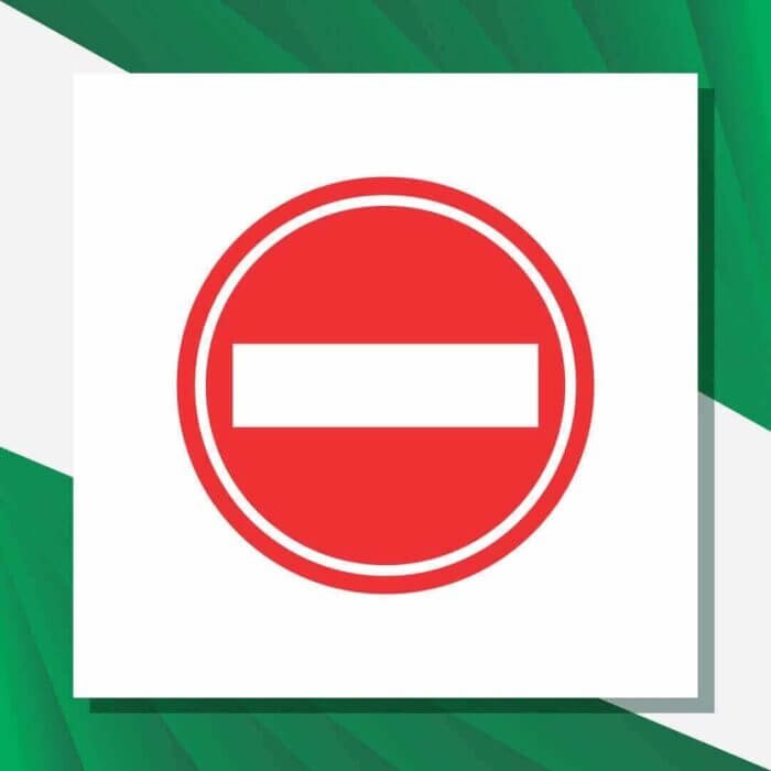 Gate Barrier No entry Sign Board - Image 6