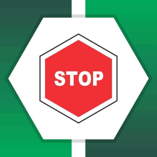 Gate Barrier Stop sign Board - Image 3