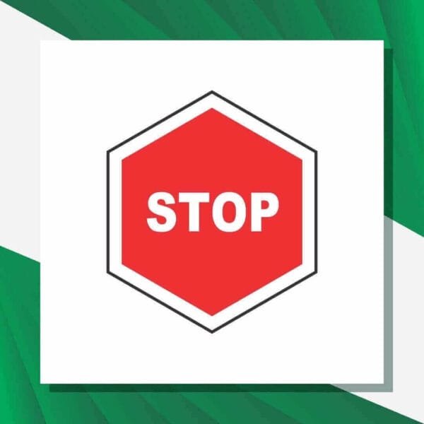 Gate Barrier Stop sign Board - Image 5