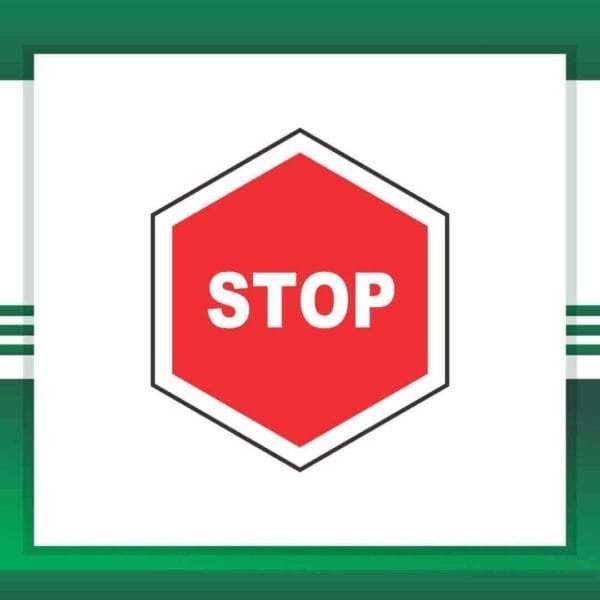 Gate Barrier Stop sign Board - Image 6