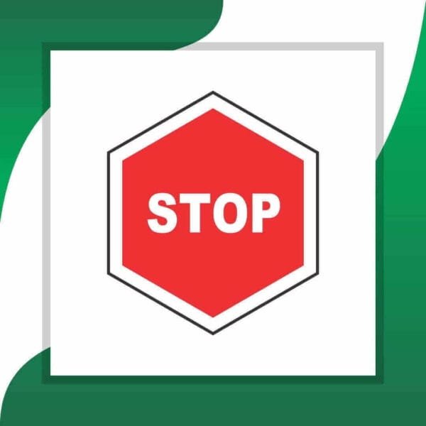 Gate Barrier Stop sign Board - Image 7