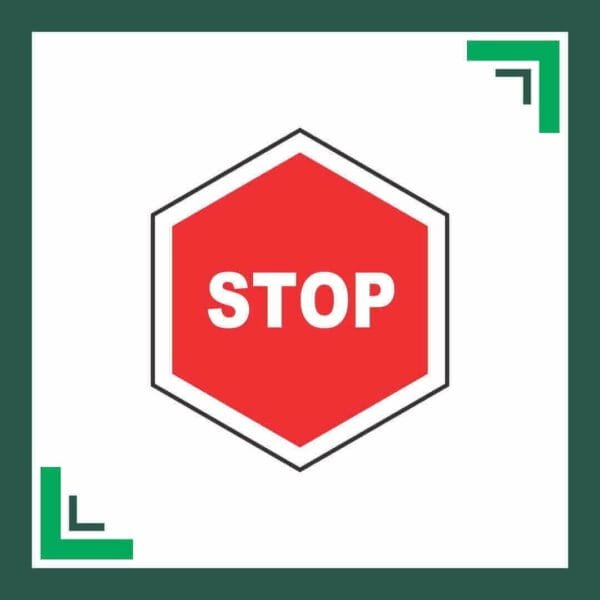Gate Barrier Stop sign Board - Image 2