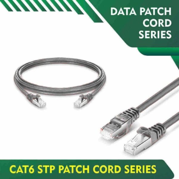 cat6a 23 awg stp rj45 data patch cord 0.15 meter