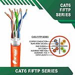 F/FTP cat6 cable 23awg 4 twisted pair 305m