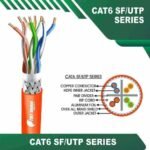 SF/UTP Solid Cable Cat6 23awg 4 twisted pair 305m