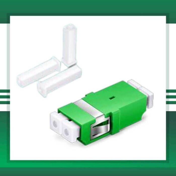 Optical Connector adapter LC-APC Single Mode duplex - Image 2