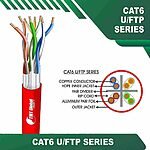 Cat6 23awg U FTP Ethernet Cable 4 twisted pair 305m