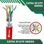 SF/UTP LAN Cable 305m cat6a 23awg 4 twisted pair