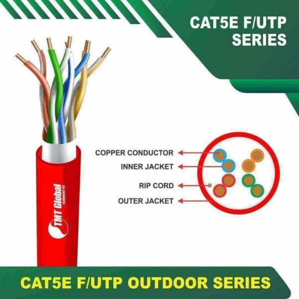 cat5e cables f utp outdoor tmt global uae 305 meter