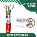 cat6a stp cable 23awg 4 twisted pair 305m