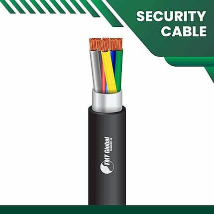 security cables 6 core Shielded Braided 1.5mm 305m