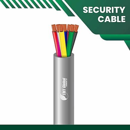 retractable security cable 8 core 1.5mm 305m