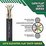 lift Cable Cat6 23 awg 4 twisted pair UTP 305m