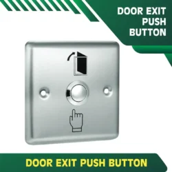 access control push button exit