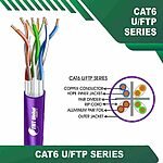 Cat6 23awg U FTP Ethernet Cable 4 twisted pair 305m