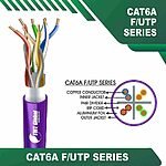 cat6a cable 305m 23awg 4 twisted pair F/UTP LSZH