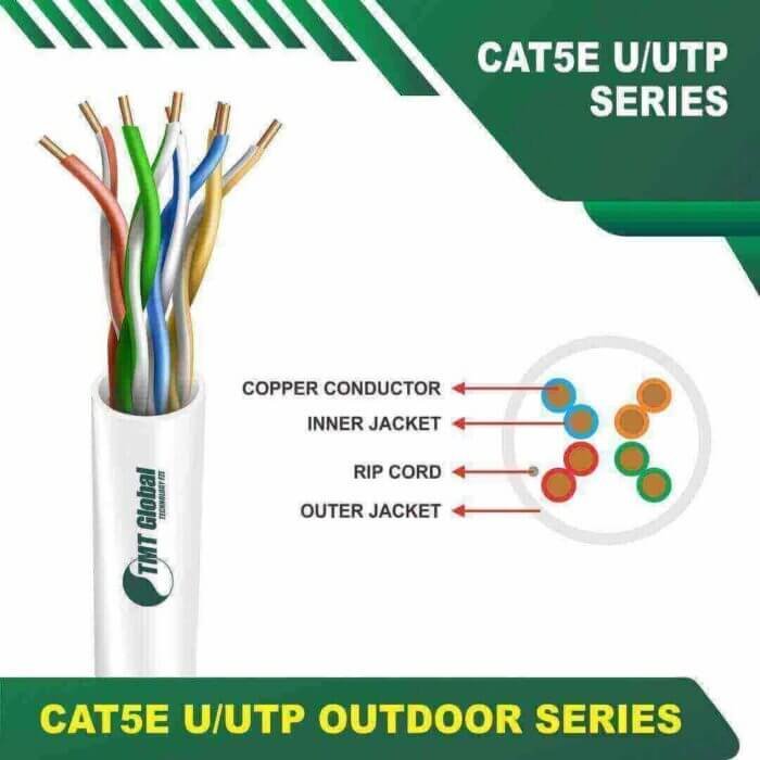 cat5e u-utp outdoor 24awg 4pair cable 305Meter - Image 10