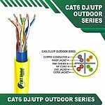 cat6 cable 305 meter 23 awg 4 twisted pair UTP Solid 305m - Image 2