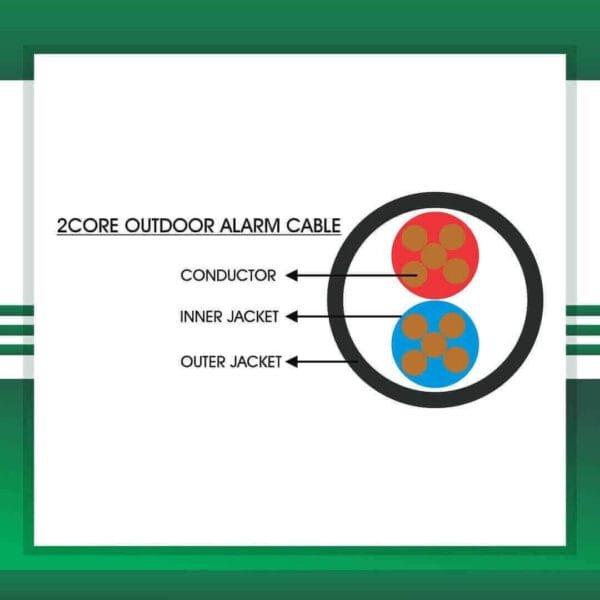 2 core Alarm Cable 16 AWG Outdoor 305m - Image 2