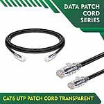 ethernet patch cable 0.15m cat6 utp 23awg PVC