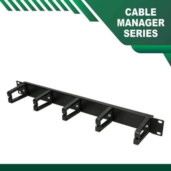 1 u cable manager 12 inch 3 rings - Image 5