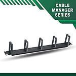 brush cable manager 19 inch rack mounted - Image 4