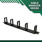 brush cable manager 19 inch rack mounted - Image 5