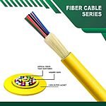 24 core single mode fiber optic cable