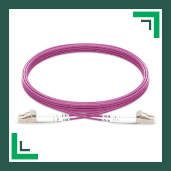 lc to lc upc Duplex om4 Patch Cord Fiber Optic Multimode  LSZH - Image 3