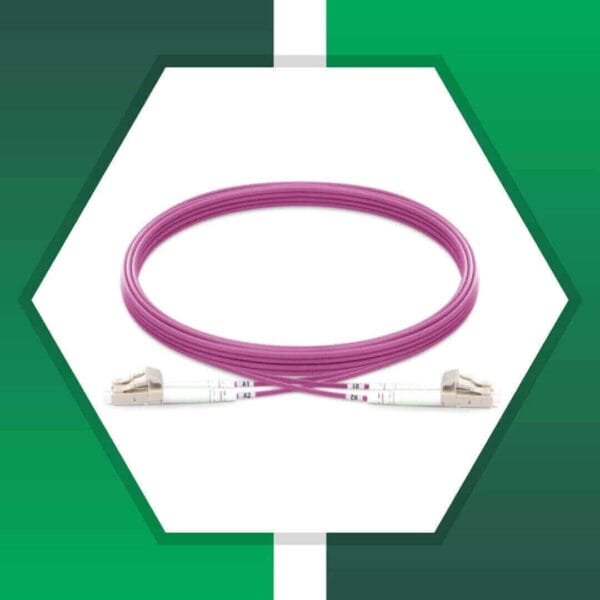 lc to lc upc Duplex om4 Patch Cord Fiber Optic Multimode  LSZH - Image 4