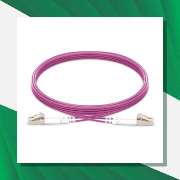 lc to lc upc Duplex om4 Patch Cord Fiber Optic Multimode  LSZH - Image 6