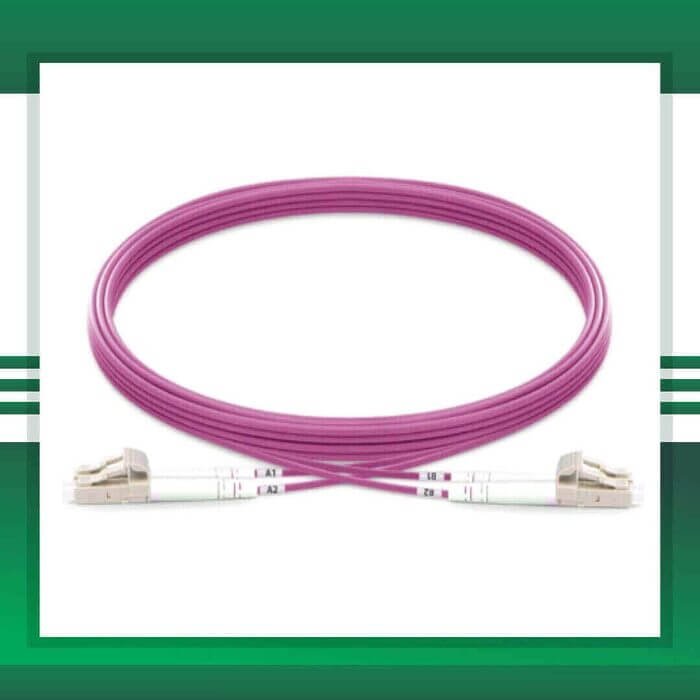 lc to lc upc Duplex om4 Patch Cord Fiber Optic Multimode  LSZH - Image 2