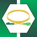 SC-LC-APC Duplex LSZH Fiber Optic Patch Cord Single Mode - Image 5
