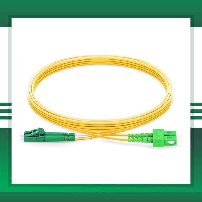 SC-LC-APC Duplex LSZH Fiber Optic Patch Cord Single Mode - Image 3