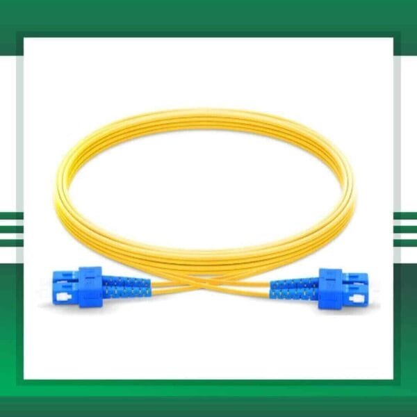 SC to SC Duplex patch cord upc Fiber Optic Single mode LSZH - Image 2