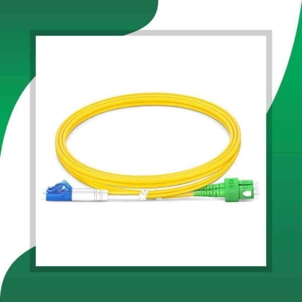 SC APC to LC UPC fiber duplex optic patch cord single mode - Image 7