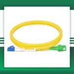 SC APC to LC UPC fiber duplex optic patch cord single mode - Image 2
