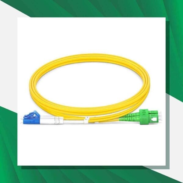 SC APC to LC UPC Duplex Patch Cord Fiber Optic single mode LSZH - Image 7