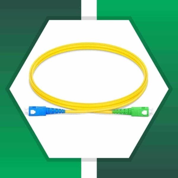 SC-APC-SC-UPC Simplex Fiber Optic Patch Cord Single Mode LSZH - Image 4