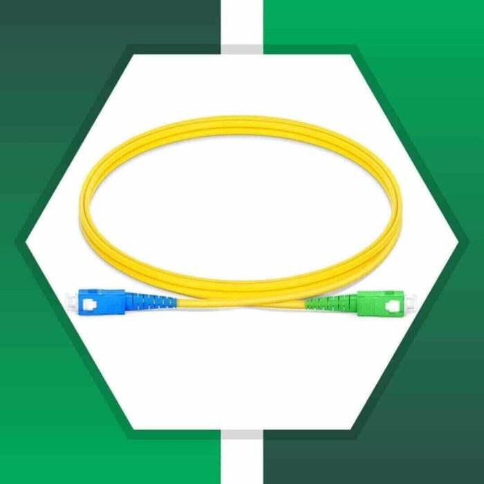 SC-APC-SC-UPC Simplex Fiber Optic Patch Cord Single Mode LSZH - Image 4