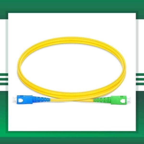 SC-APC-SC-UPC Simplex Fiber Optic Patch Cord Single Mode LSZH - Image 2