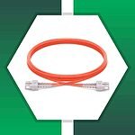 Multimode SC SC Duplex LSZH OM2 Fiber Optic Patch Cord - Image 4
