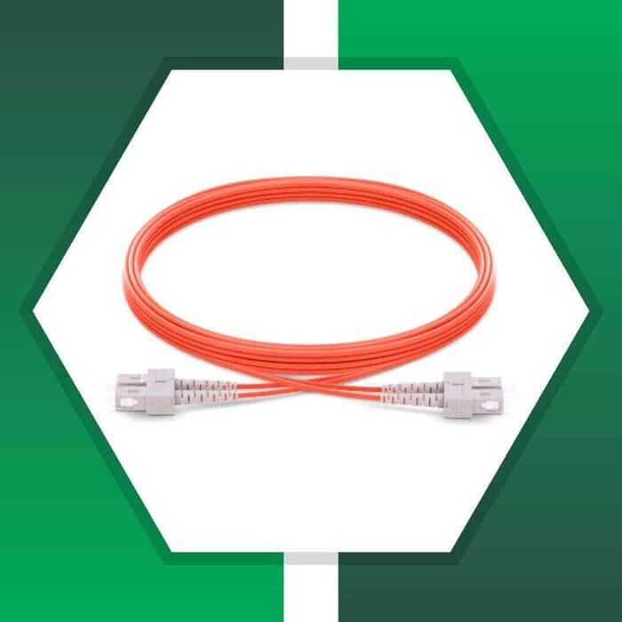 Multimode SC SC Duplex LSZH OM2 Fiber Optic Patch Cord - Image 4
