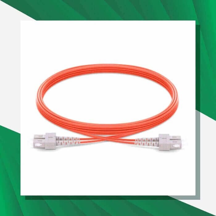 Multimode SC SC Duplex LSZH OM2 Fiber Optic Patch Cord - Image 6
